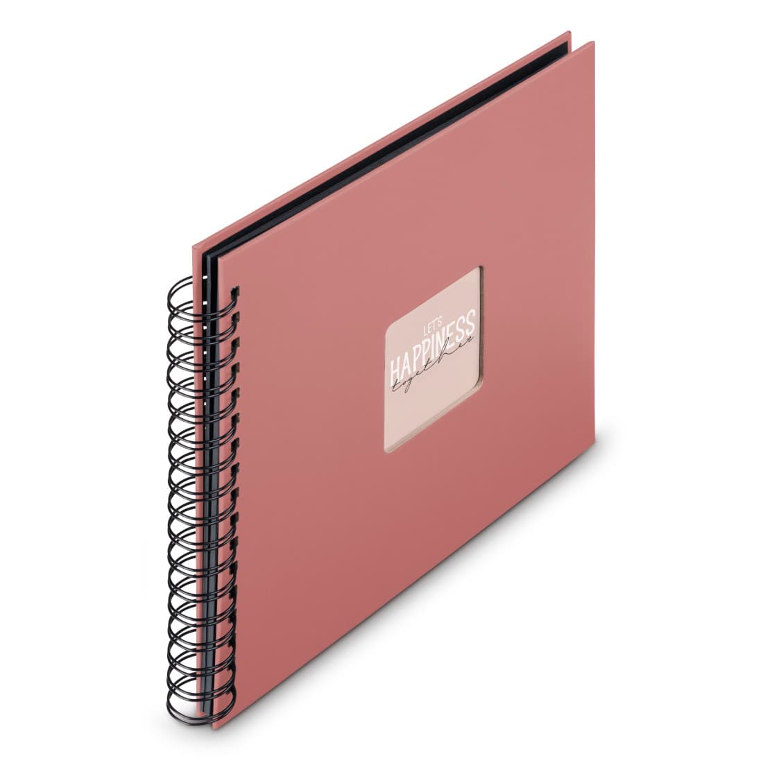 HAMA Spiral-Album "Fine Art", 28x24 cm, 50 schwarze Seiten, Terra