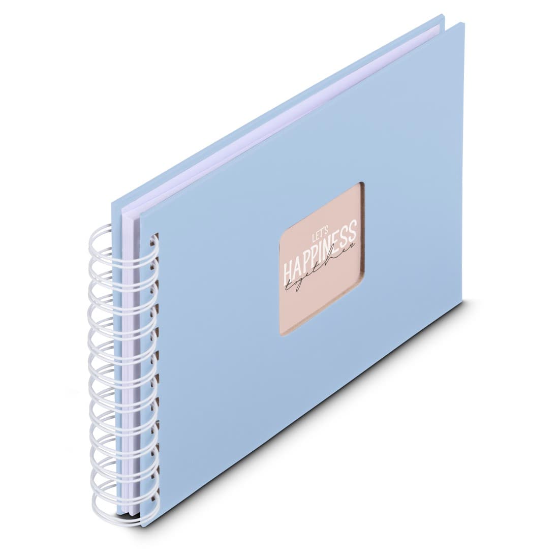 HAMA Spiral-Album "Fine Art", 24x17 cm, 50 weiße Seiten, Lagune