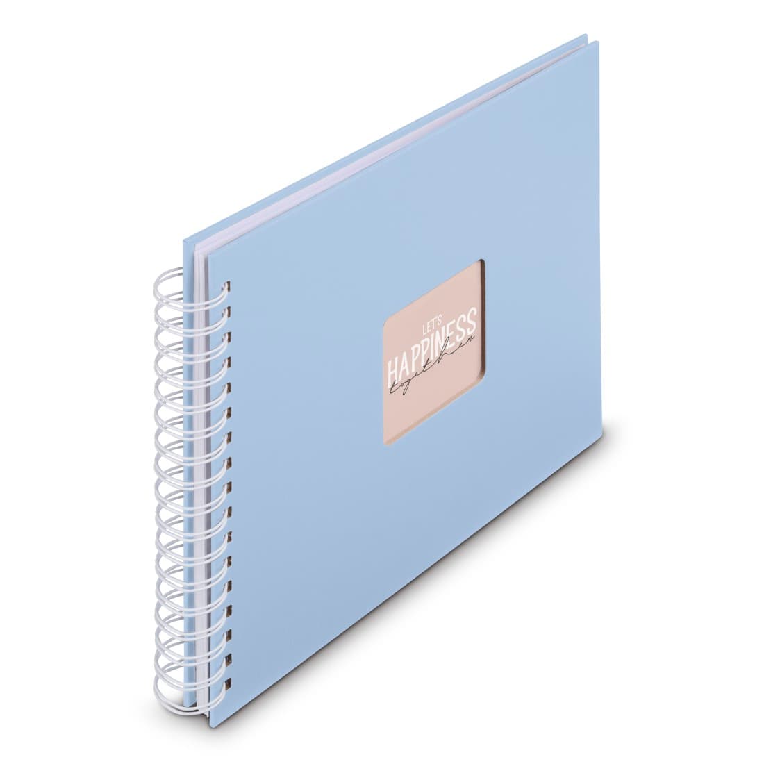 HAMA Spiral-Album "Fine Art", 28x24 cm, 50 weiße Seiten, Lagune