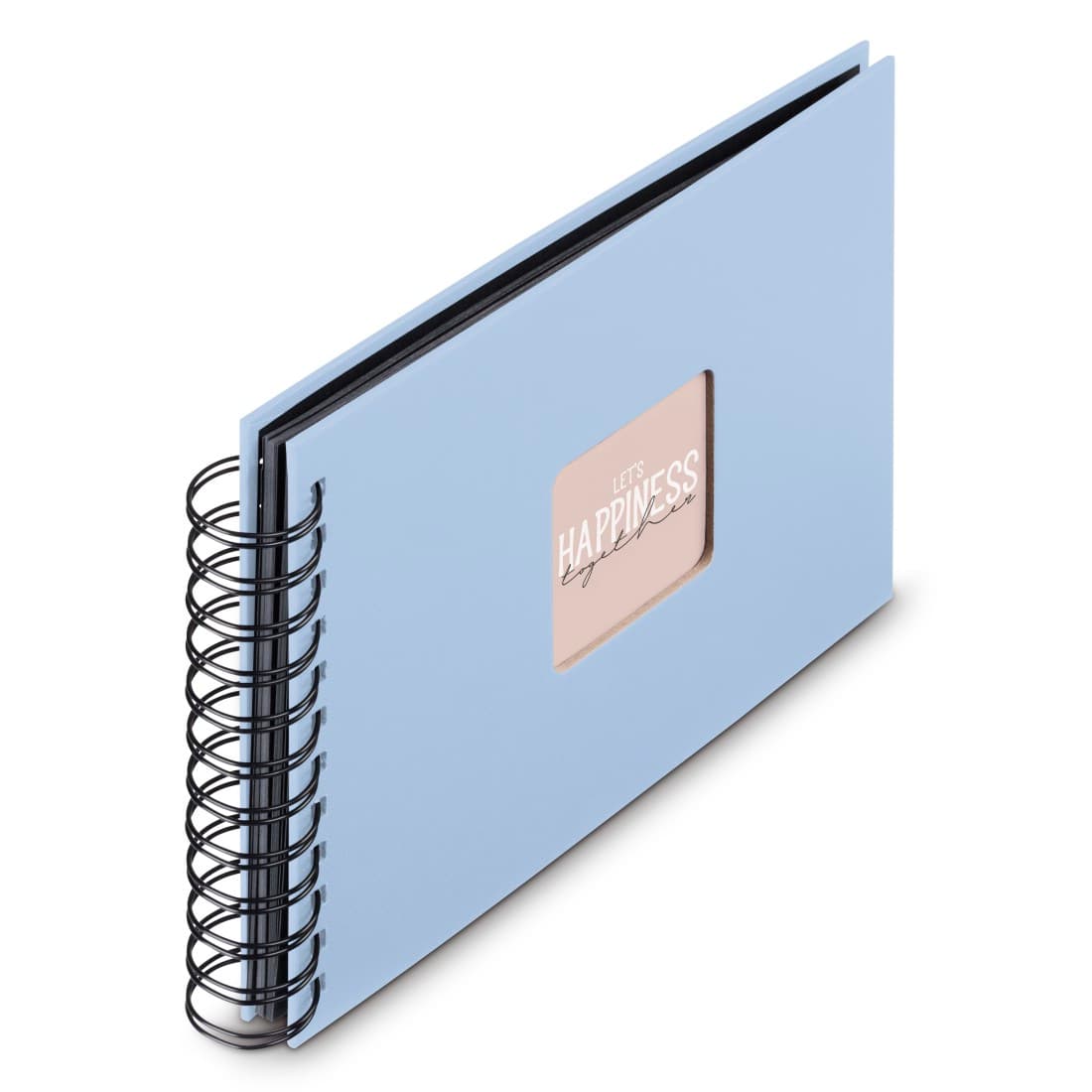 HAMA Spiral-Album "Fine Art", 24x17 cm, 50 schwarze Seiten, Lagune