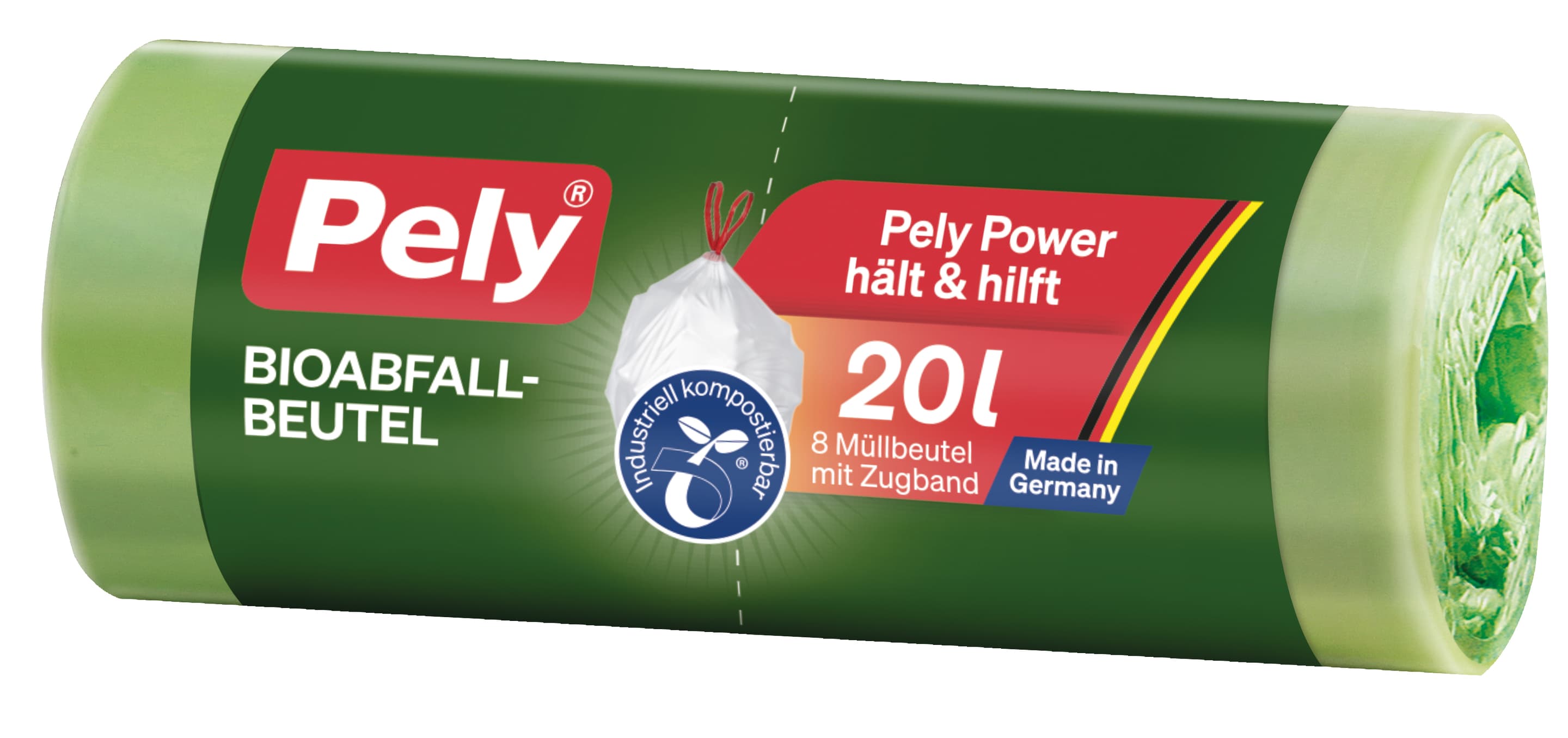 Pely® Bio-Zugbandbeutel 20 Liter