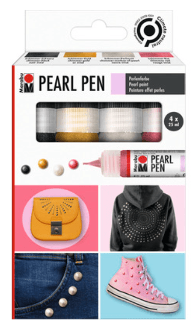Marabu Pearl Pen 4er-Sortierung, 4 x 25 ml