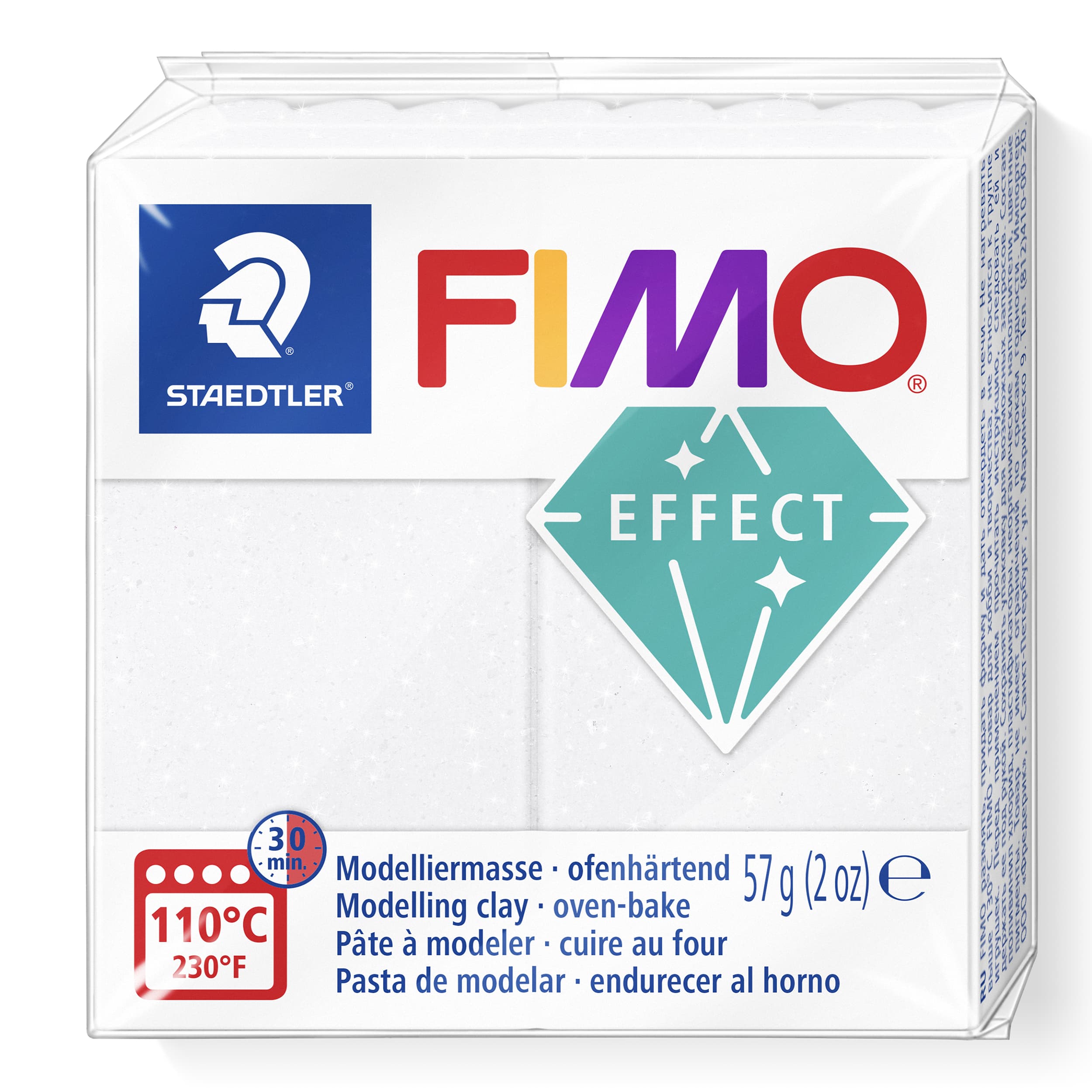 FIMO effect ofenhärtende Modelliermasse, Farbe galaxy weiß