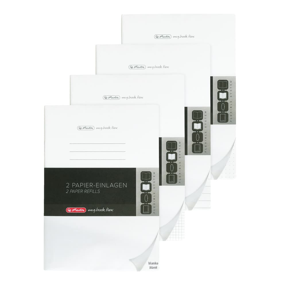 herlitz my.book flex Notizheft Refill A4 2x40Blatt blanko