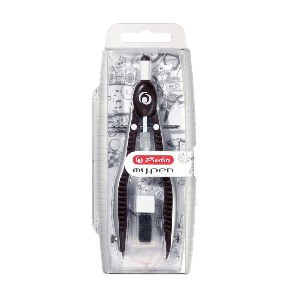 herlitz Schnellverstellzirkel my.pen schwarz/grau