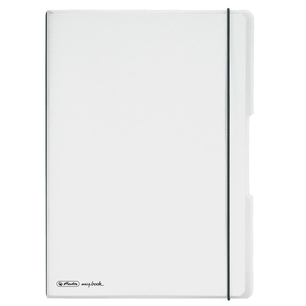 herlitz my.book flex Notizheft PP A4 transparent liniert/kariert