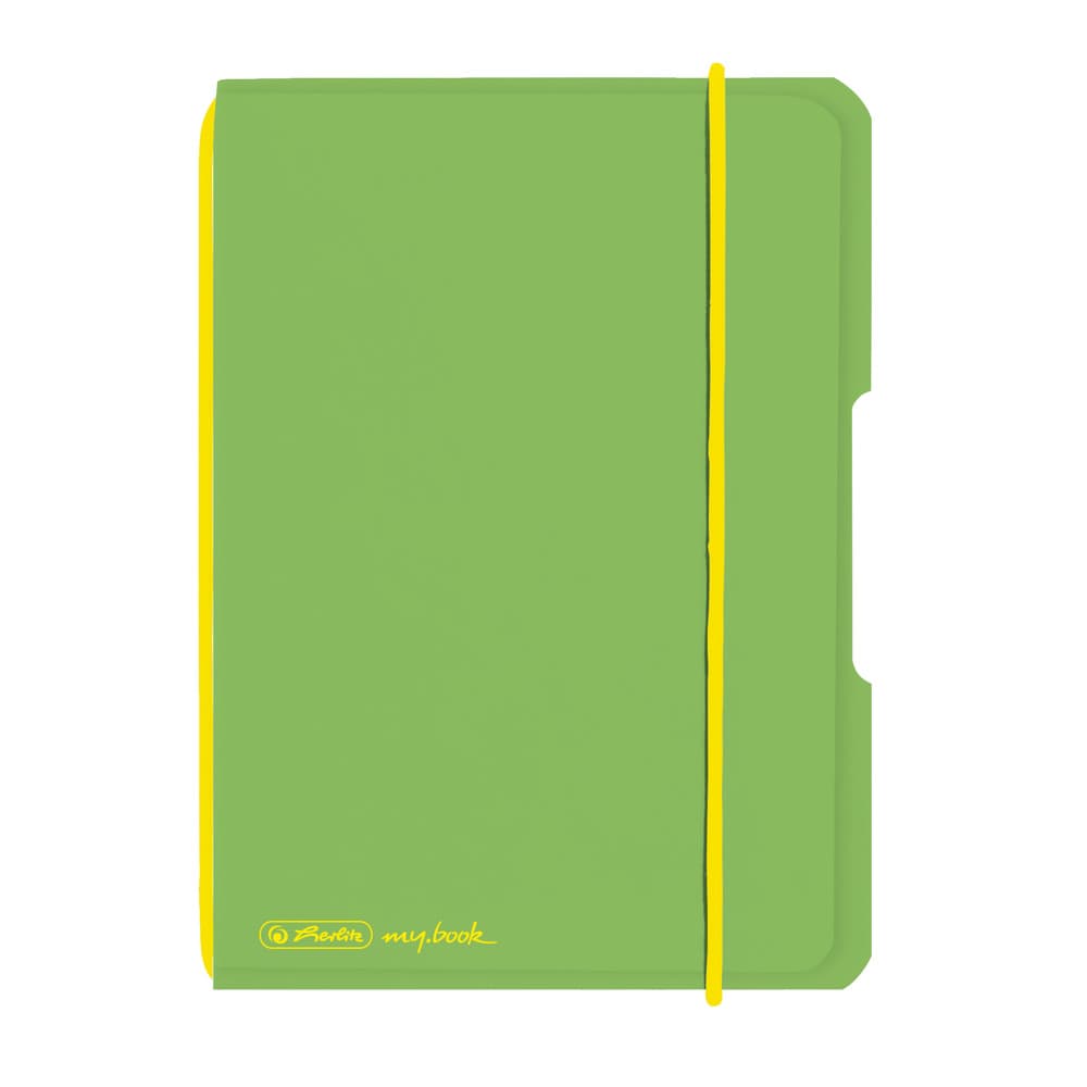 herlitz my.book flex Notizheft PP A6 40Blatt kariert hellgrün