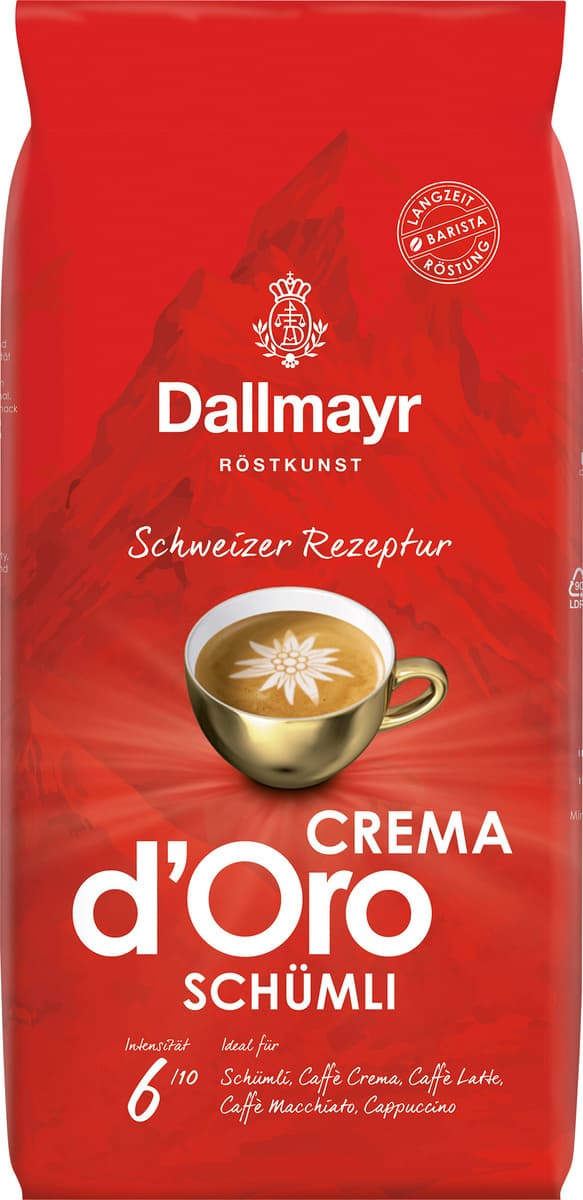 Dallmayr Crema d'Oro Schümli Ganze Bohnen 