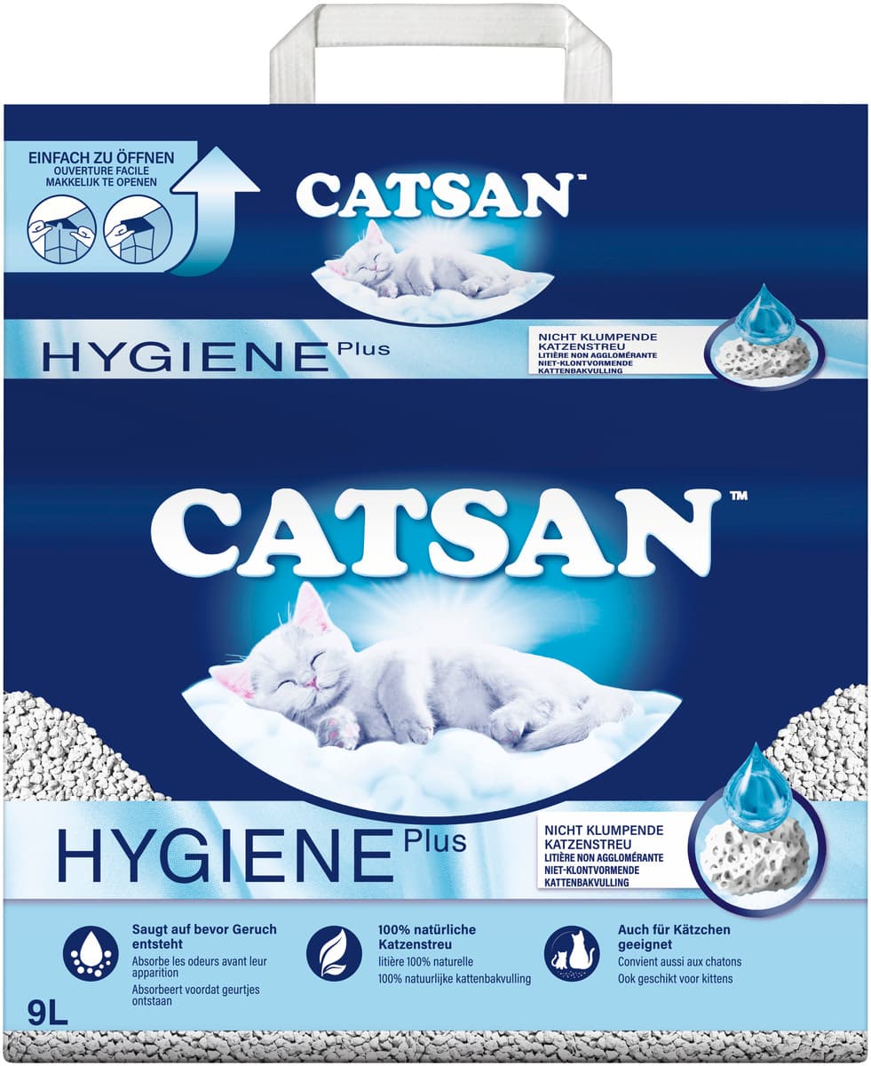 CATSAN™ Hygiene Plus Katzenstreu 9l
