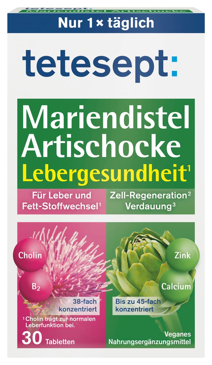 tetesept Mariendistel Artischocke