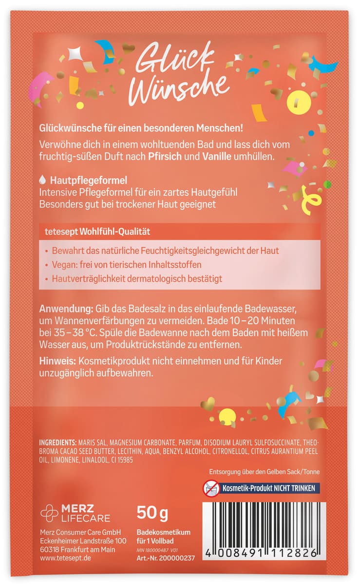 Produktbild tetesept Badezusatz Glückwünsche  2 von 2