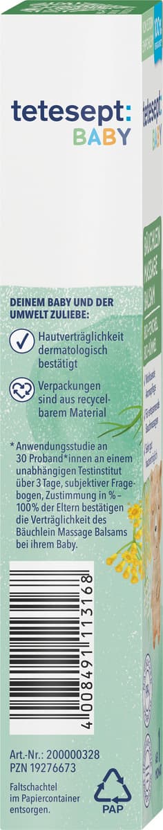 Produktbild Tetesept Baby Bäuchlein Balsam  6 von 6
