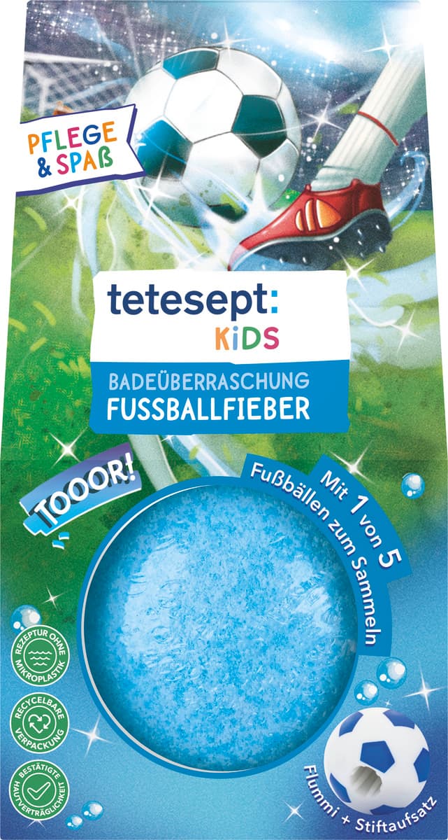 tetesept Kids Badeüberraschung Fußballfieber 
