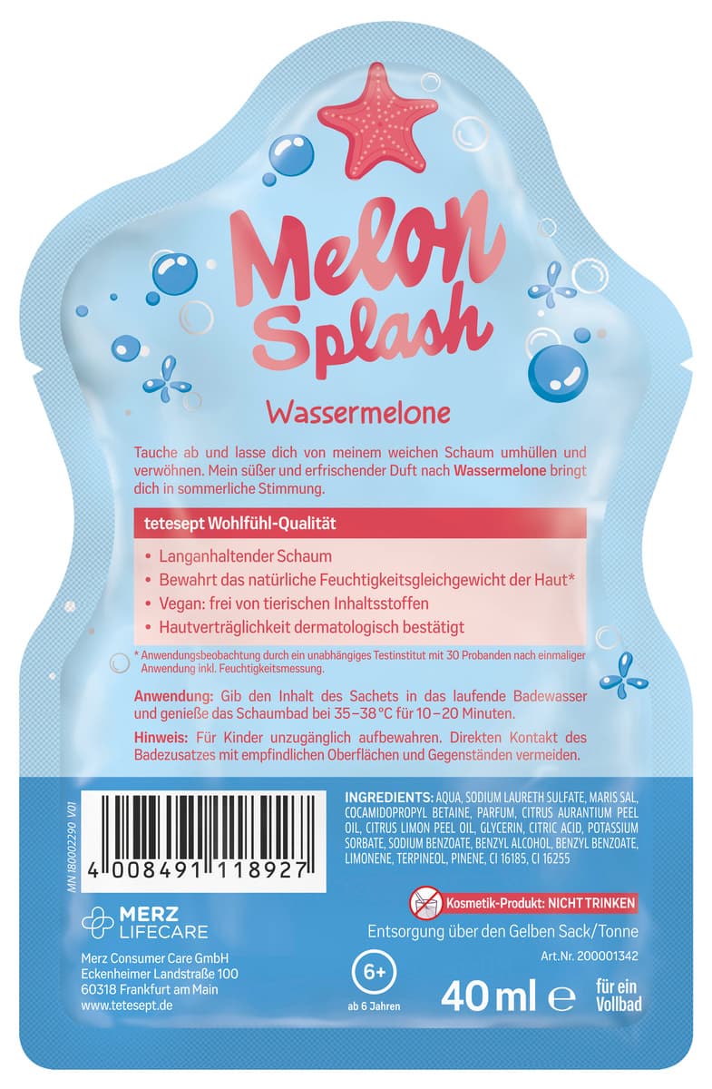 Produktbild tetesept Badezusatz Melon Splash 2 von 2