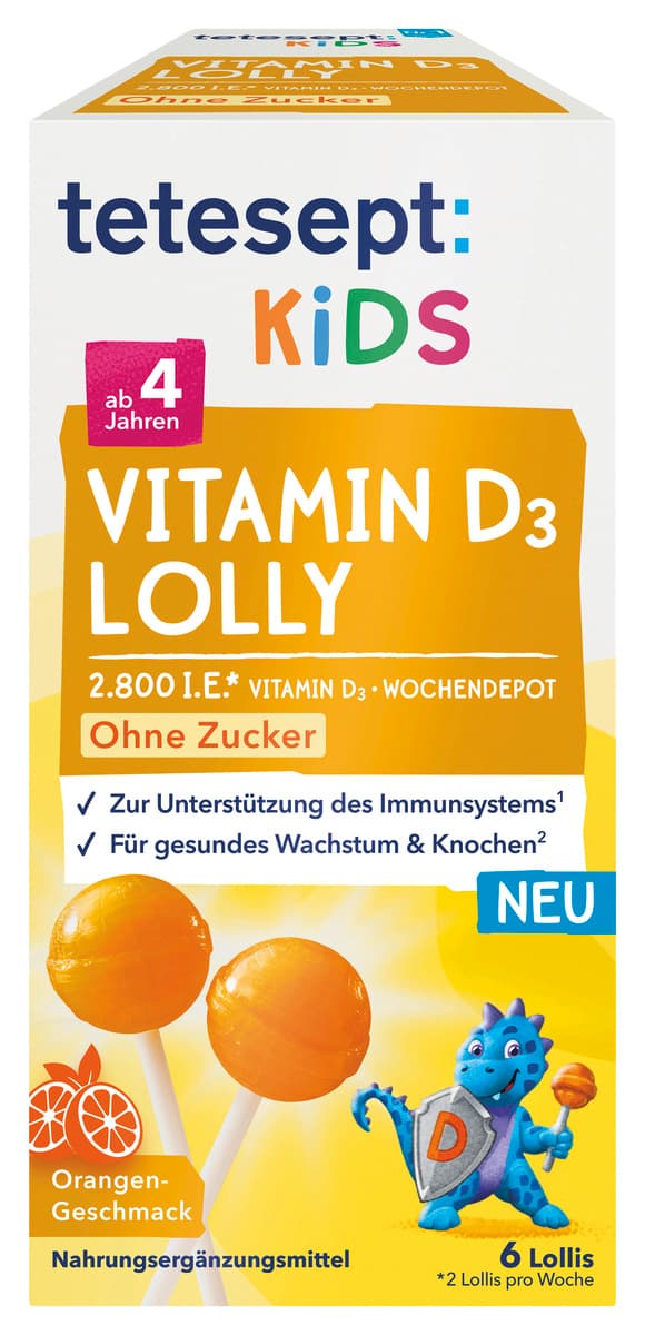 tetesept Kids Vitamin D3 Lolly