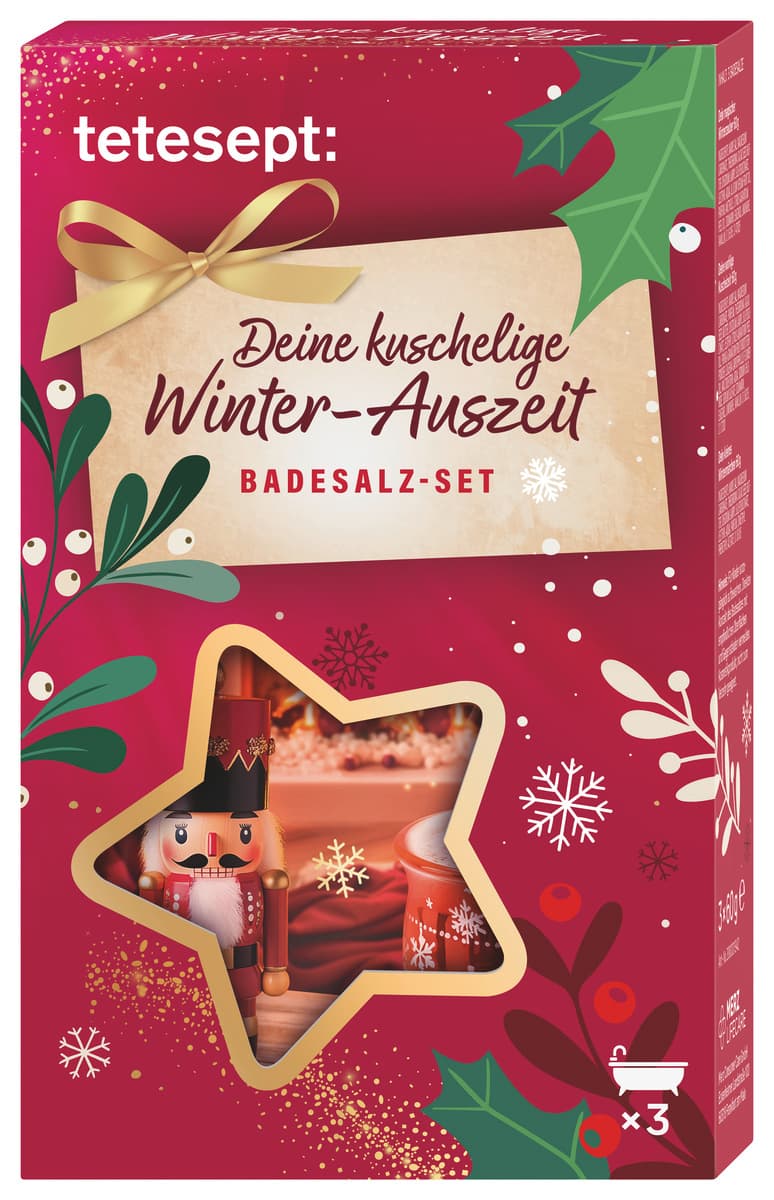 tetesept Deine kuschelige Winter-Auszeit Badesalze Geschenkset