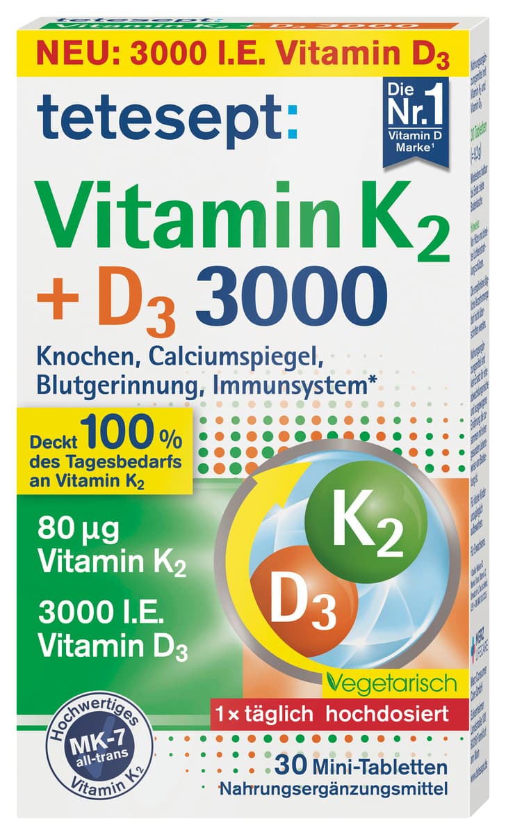 tetesept Vitamin K2+D3 3000 