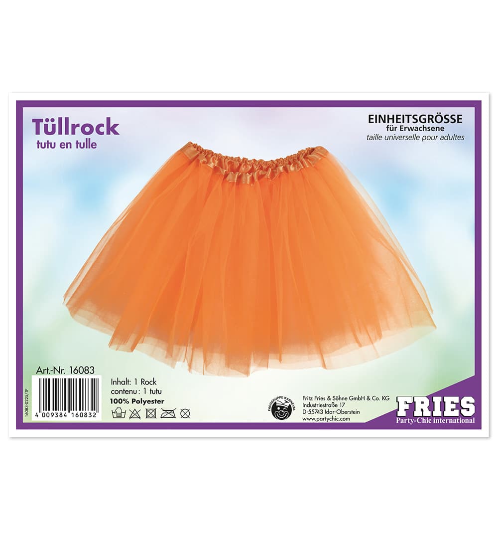 Fries - Tüllrock PB oran. EhGr.