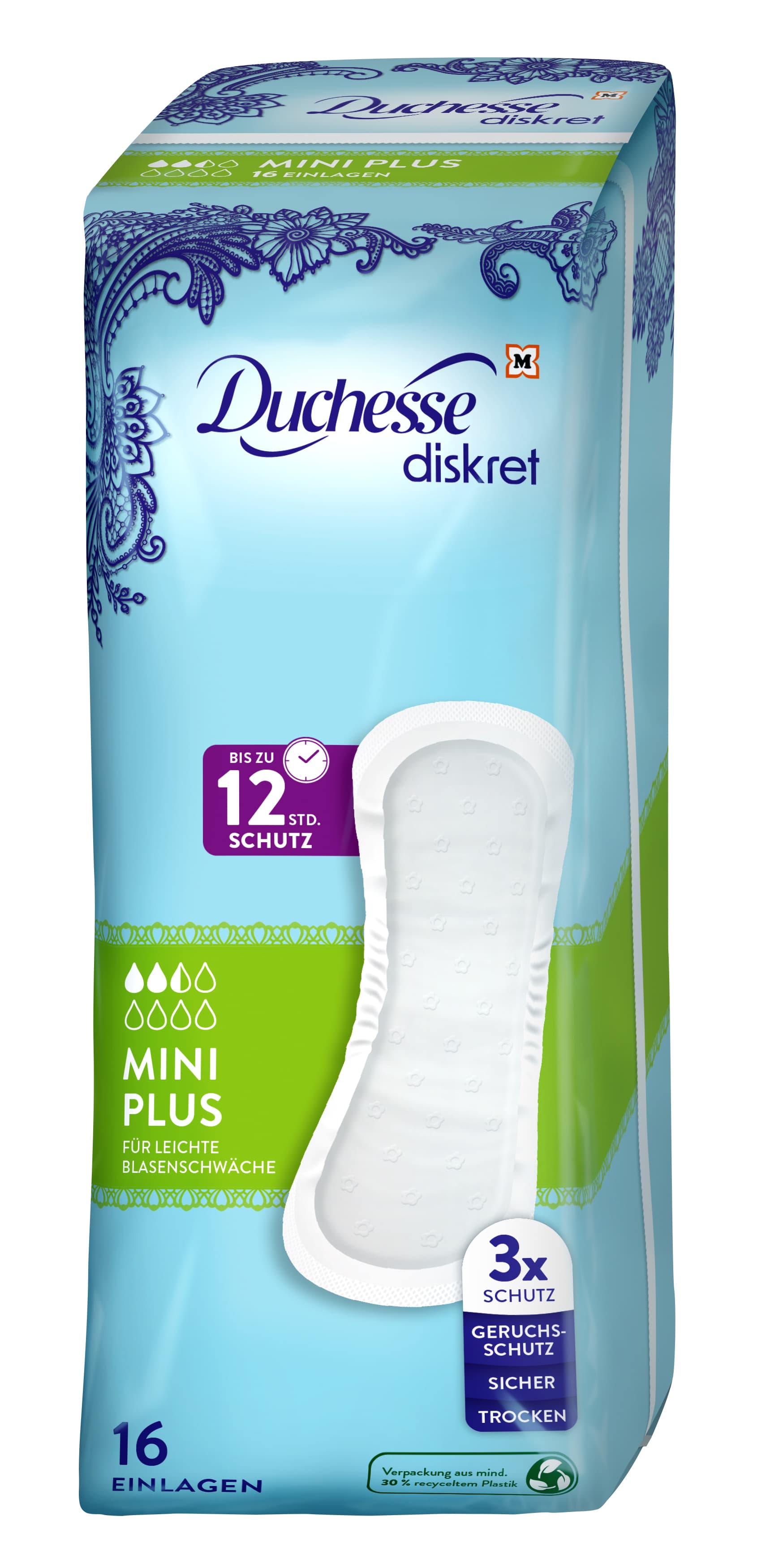 Duchesse Hygiene-Einlagen, Mini Plus