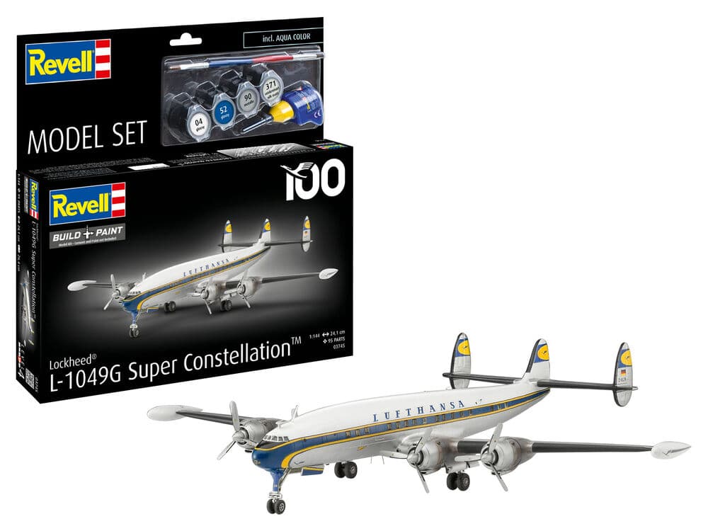 Revell 63745 Model Set Lockheed L.1049G Super Constellation Lufthansa