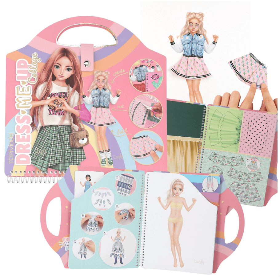 TOPModel Dress Me Up Collage Book 
