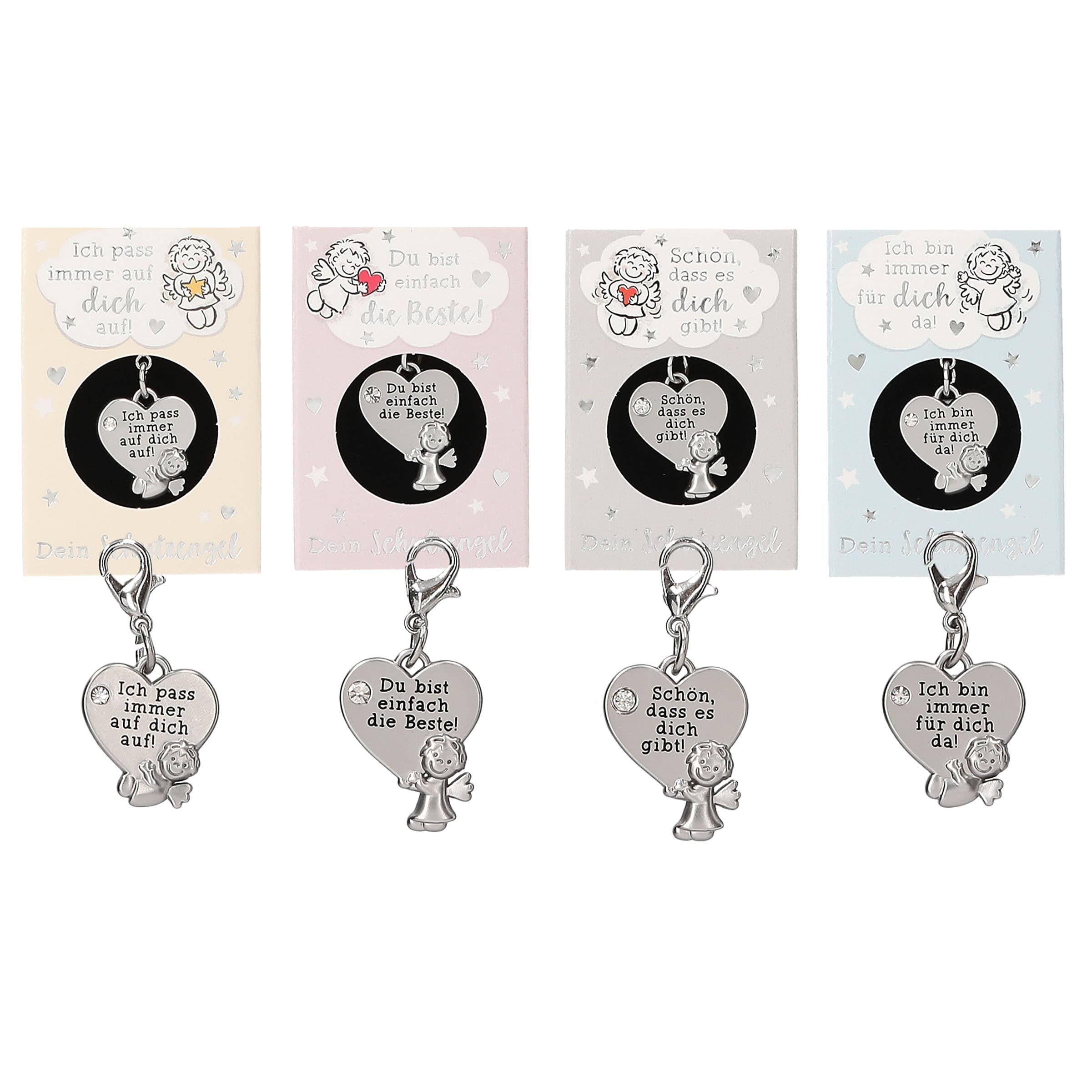 Herz Schutzengel Anhänger in kleiner Schachtel 