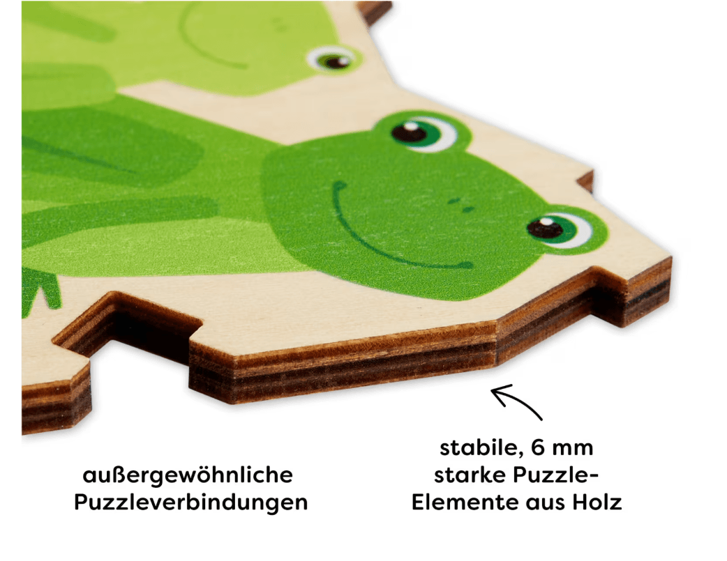 Produktbild HABA Kinder Holzpuzzle Schmetterling, 20-teiliges 2 in 1 Puzzle, ab 4 Jahren 4 von 6