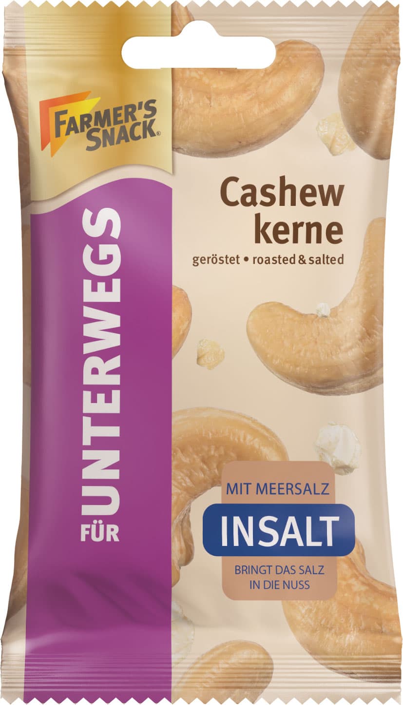 FARMER'S SNACK Cashewkerne geröstet und gesalzen