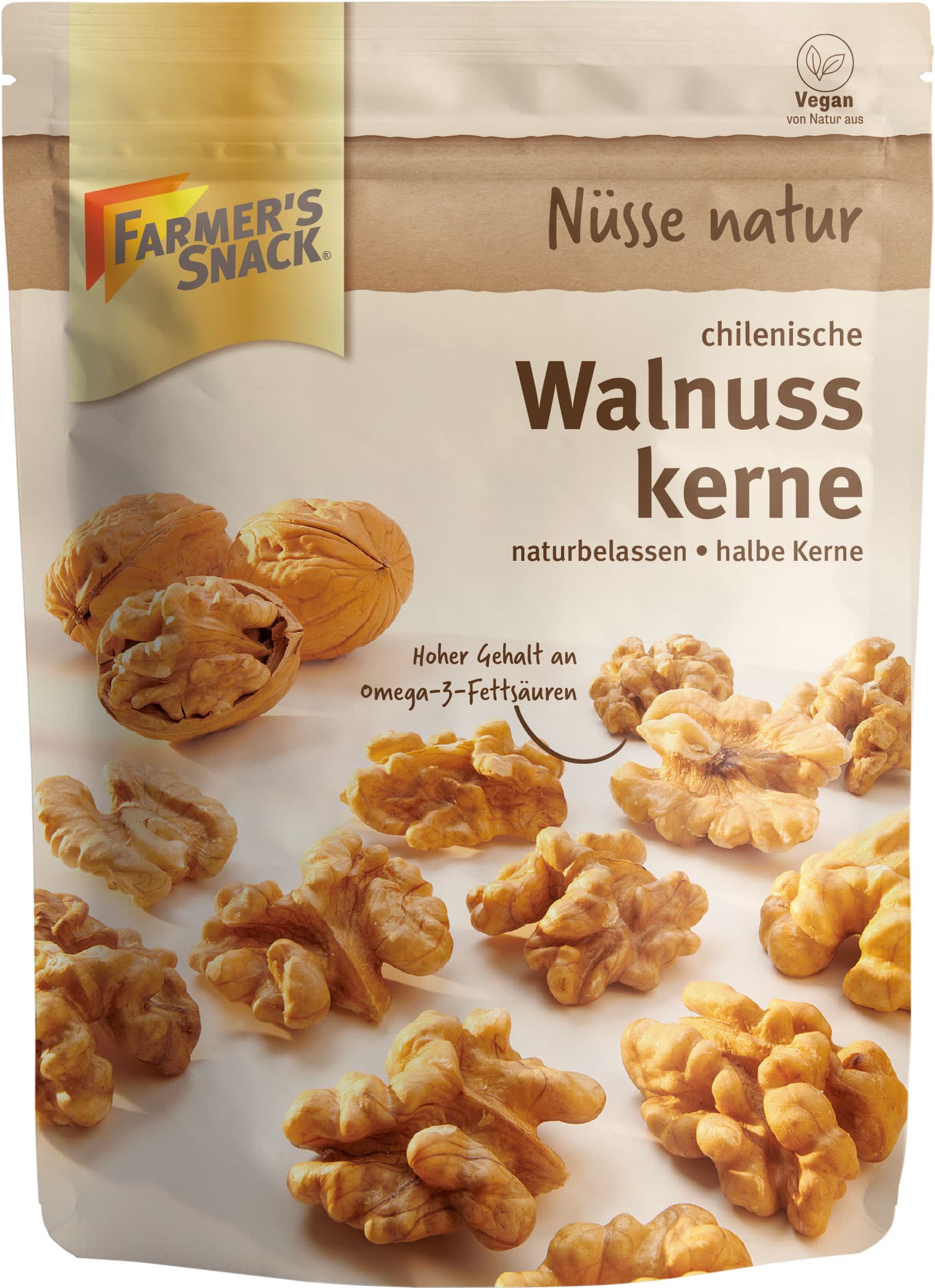 FARMER'S SNACK Walnusskerne naturbelassen