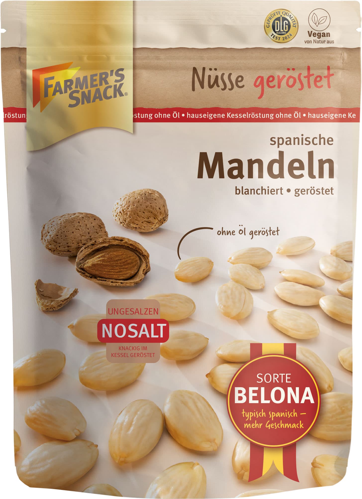 FARMER'S SNACK Mandeln blanchiert & geröstet