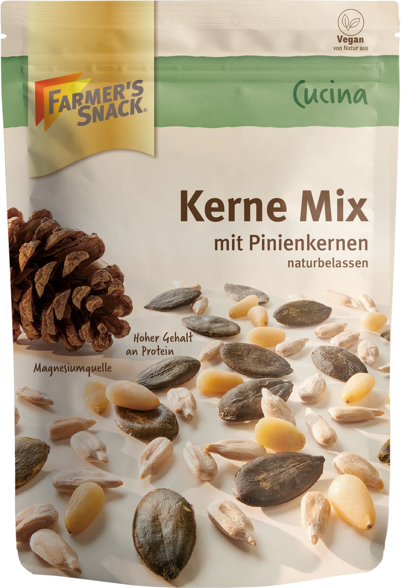 FARMER'S SNACK Kerne Mix mit Pinienkernen naturbelassen