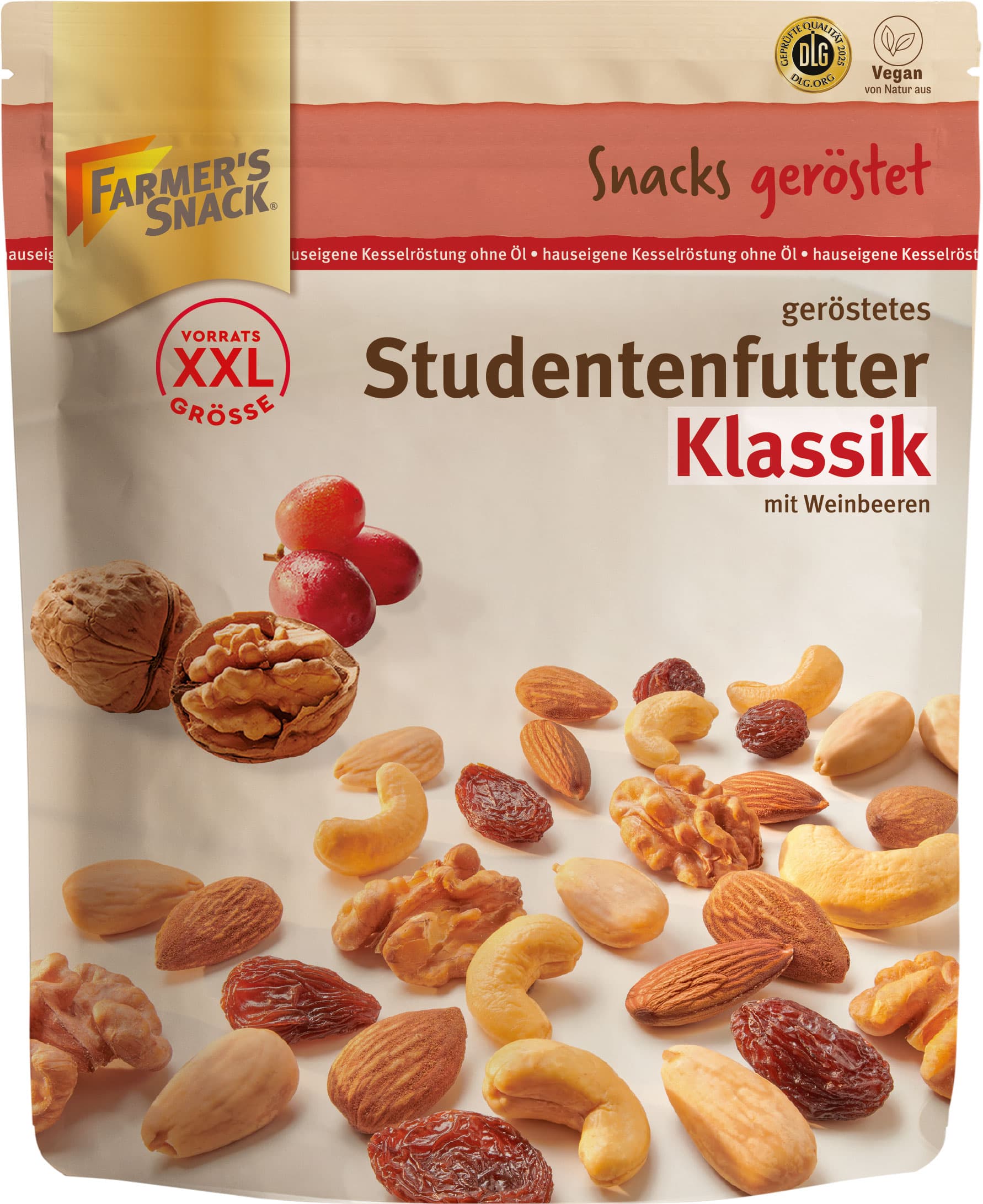 FARMER'S SNACK Studentenfutter Klassik geröstet