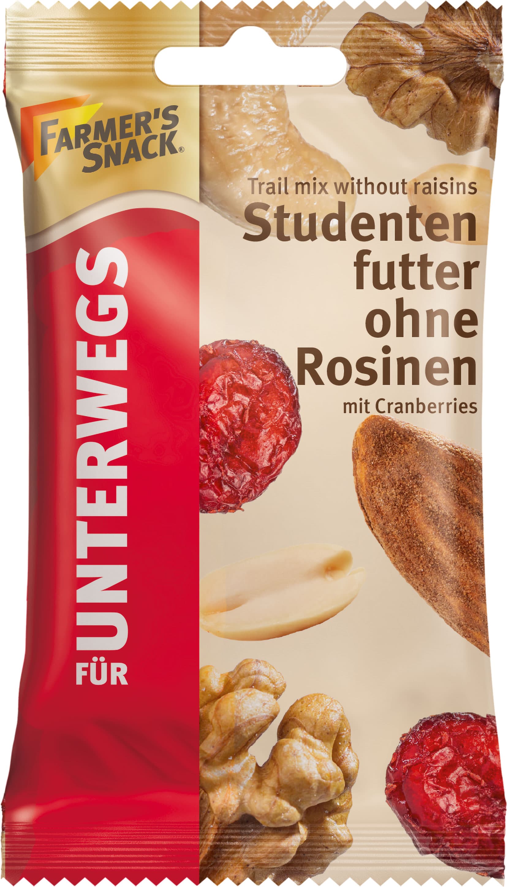 FARMER'S SNACK Studentenfutter ohne Rosinen