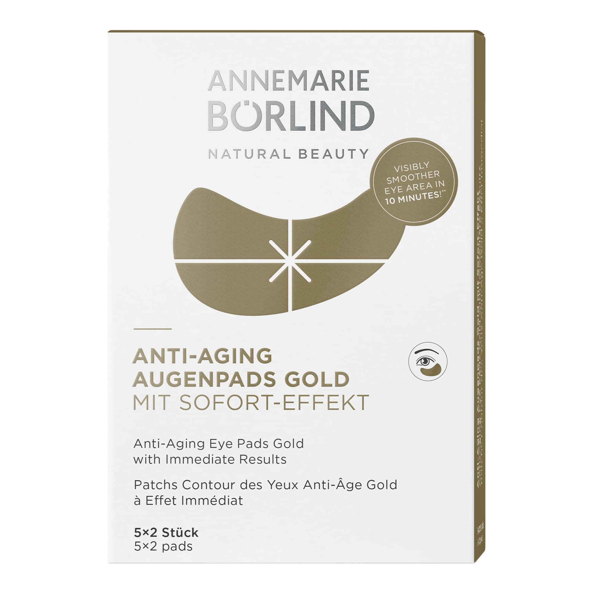 ANNEMARIE BÖRLIND Augenpads Anti Aging Gold