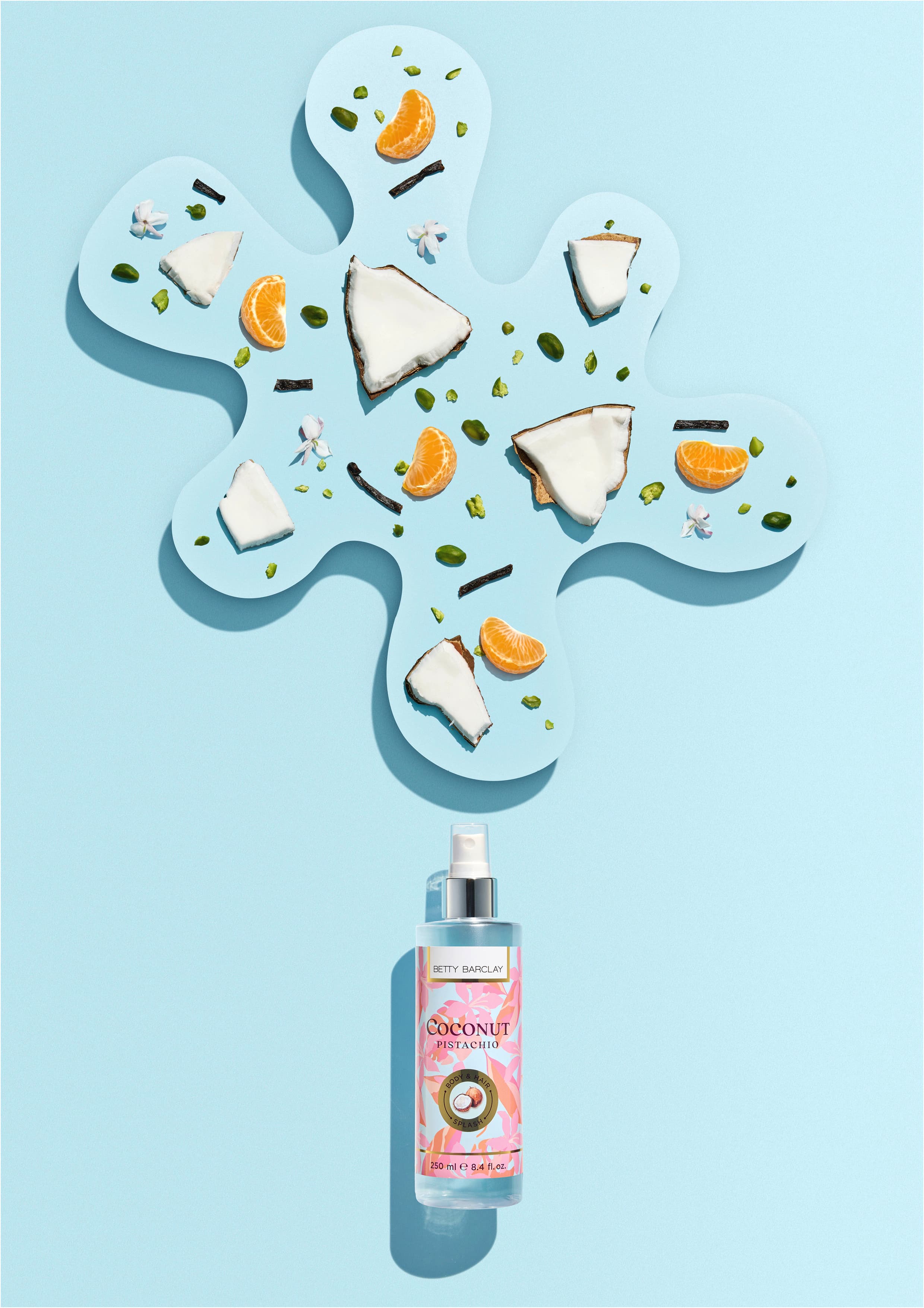 Produktbild BETTY BARCLAY Coconut Pistachio Body & Hair Splash 5 von 5