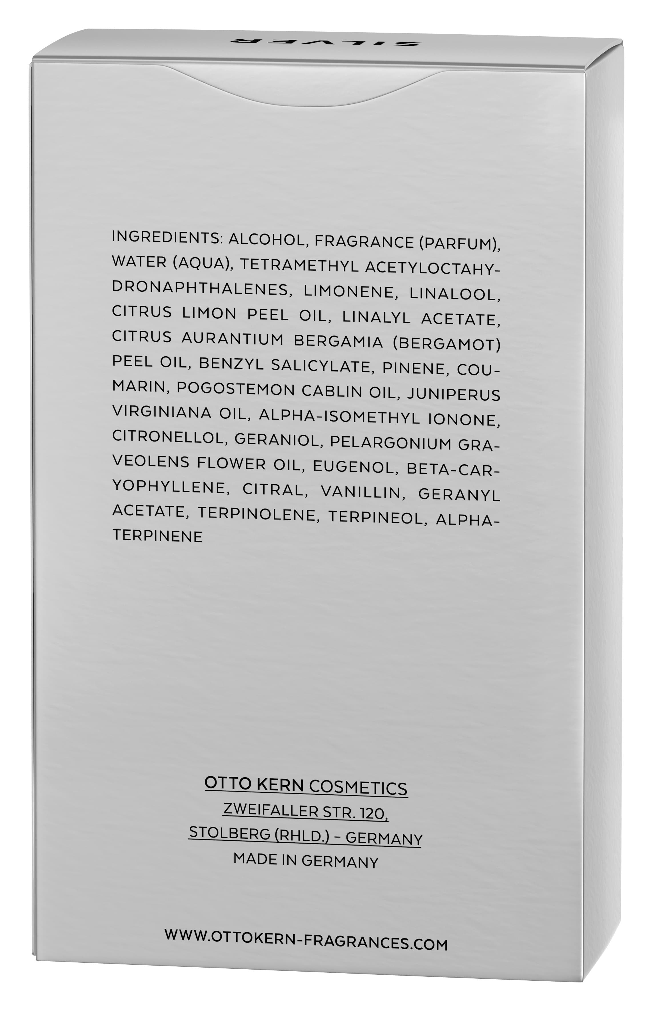 Produktbild OTTO KERN GENTLEMAN'S CODE SILVER Eau de Toilette 2 von 5