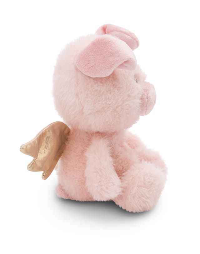 Peluche Bouillotte NICI La La Piggie Cochon Ange Gardien Rose - 300ml, 35cm - Compagnon Douillet Dès 10 Mois, Chaleur Réconfortante Pour Enfants & Adultes