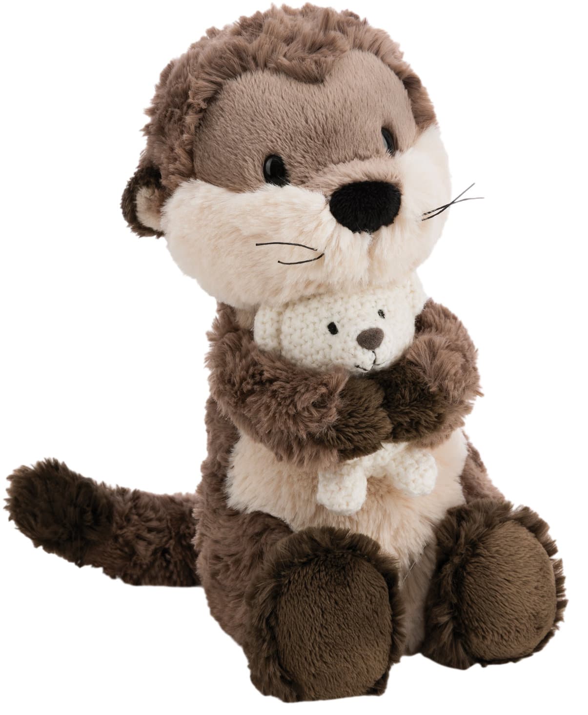 NICI Kuscheltier Otter Ophelio mit Teddy stehend 25cm