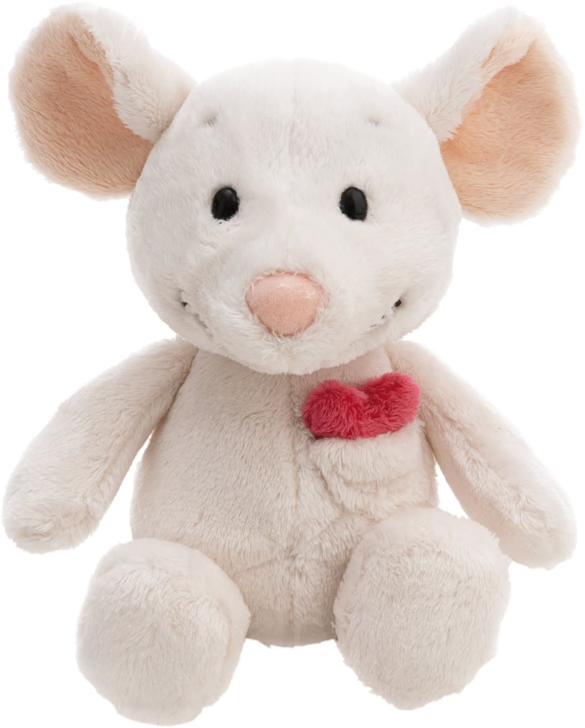NICI Kuscheltier Love Maus Mira mit Herz 20cm