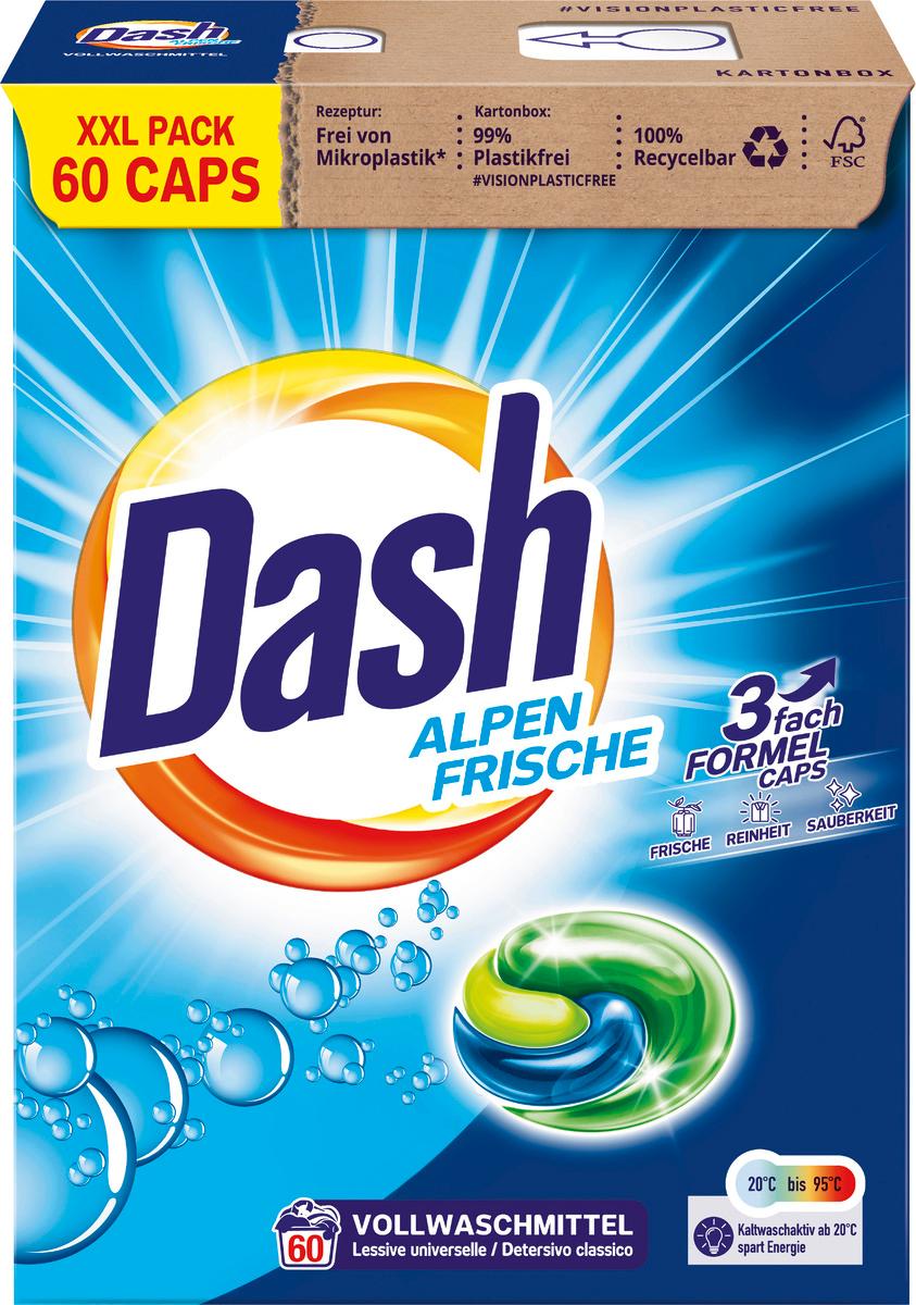 Dash Vollwaschmittel Alpen Frische 3in1 Caps