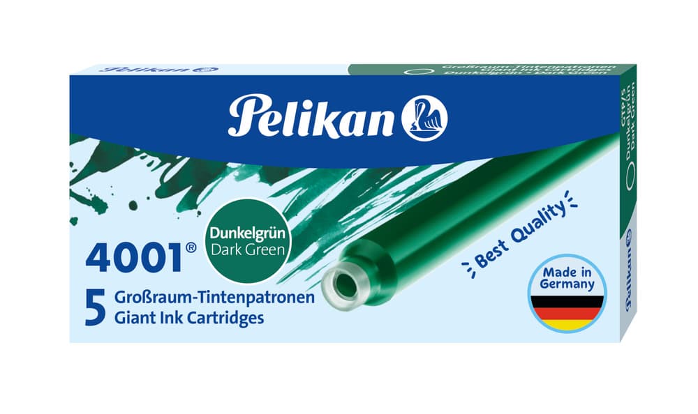 Pelikan Grossraumpatrone 4001® grün 5 Stück