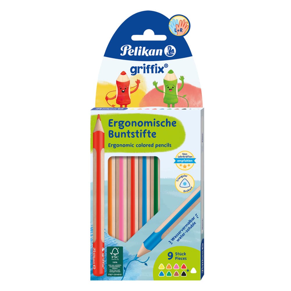 Pelikan griffix Buntstifte 9er Etui