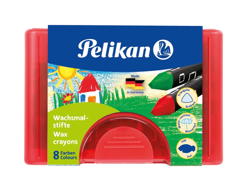 Pelikan Dreikant-Wachsmalstifte 8 Stück