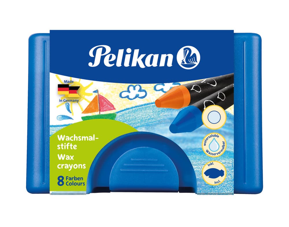 Pelikan Wachsmalstifte rund 8er-Box