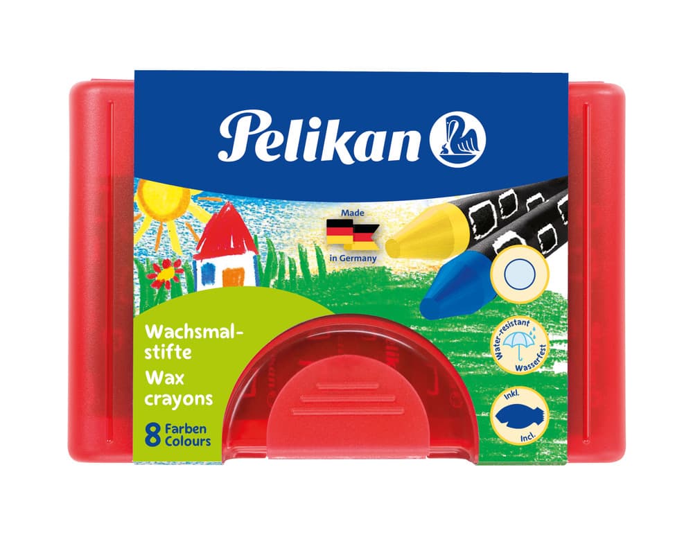 Pelikan Wachsmalstifte dick 8er-Box