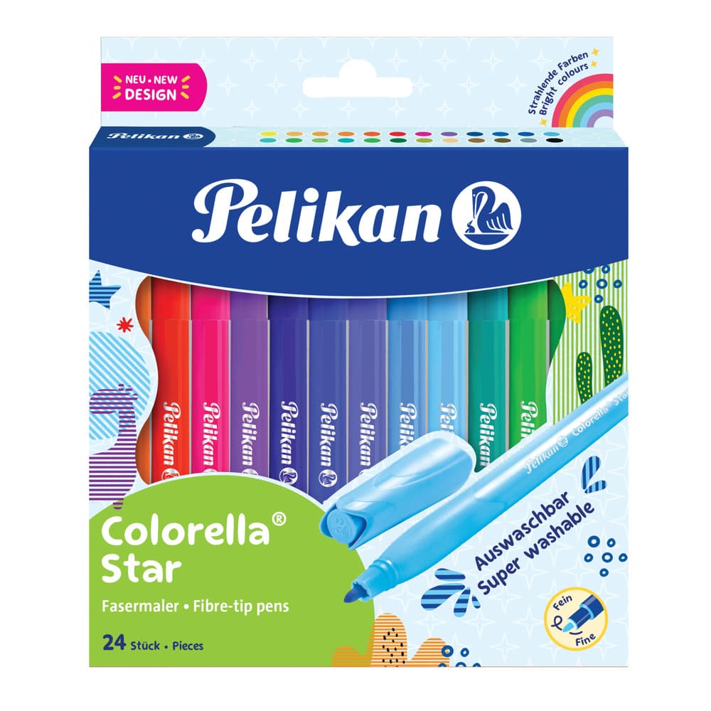 Pelikan Fasermaler Colorella Star 24er-Kartonetui
