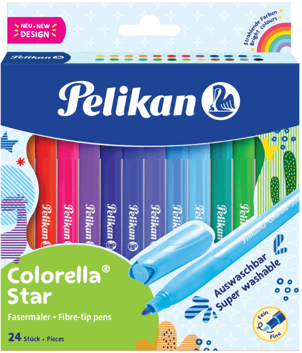 Pelikan Fasermaler Colorella Star 24er-Kartonetui
