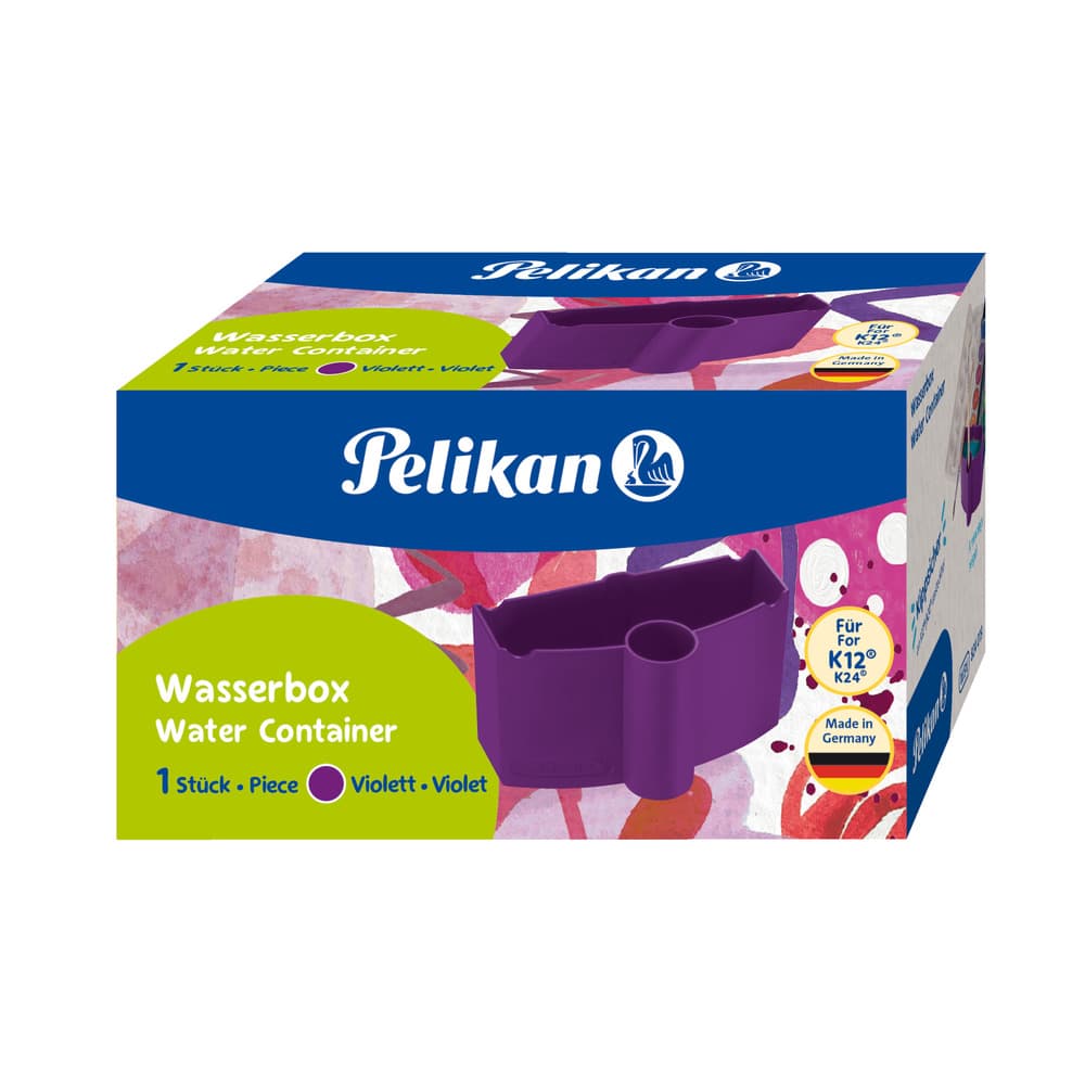 Pelikan Wasserbox eco mit Pinselhalter violett