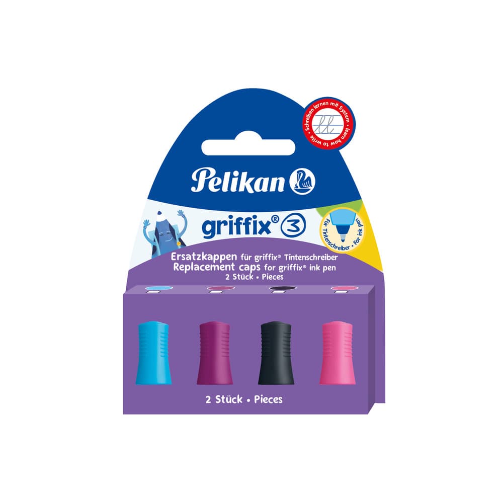 Pelikan Ersatzkappen für Tintenschreiber griffix sortiert