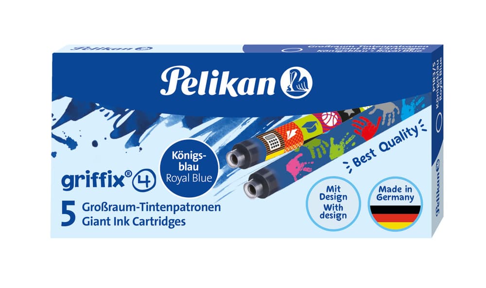 Pelikan Tintenpatrone für griffix 5er-Pack